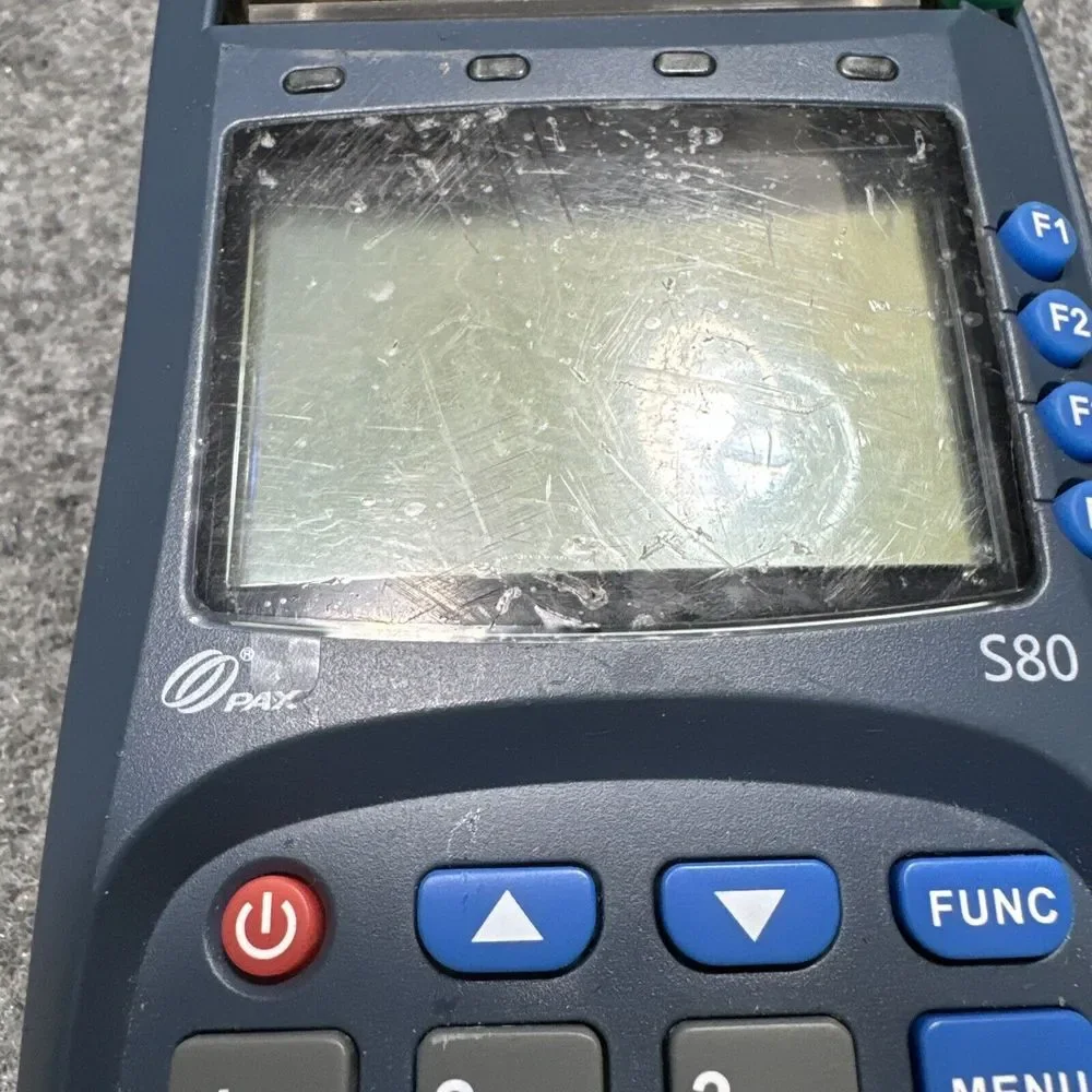 PAX S80 Credit‎ Card POS Terminal w/ Power Adapter